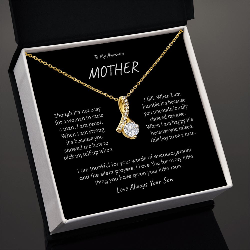 Awesome Mother Raised a Man Gift with Gift Box