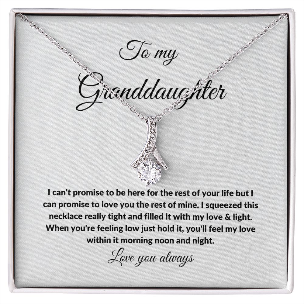 Granddaughter Love & Light | Alluring Beauty Necklace Gift