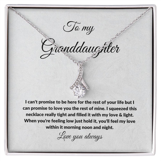Granddaughter Love & Light | Alluring Beauty Necklace Gift