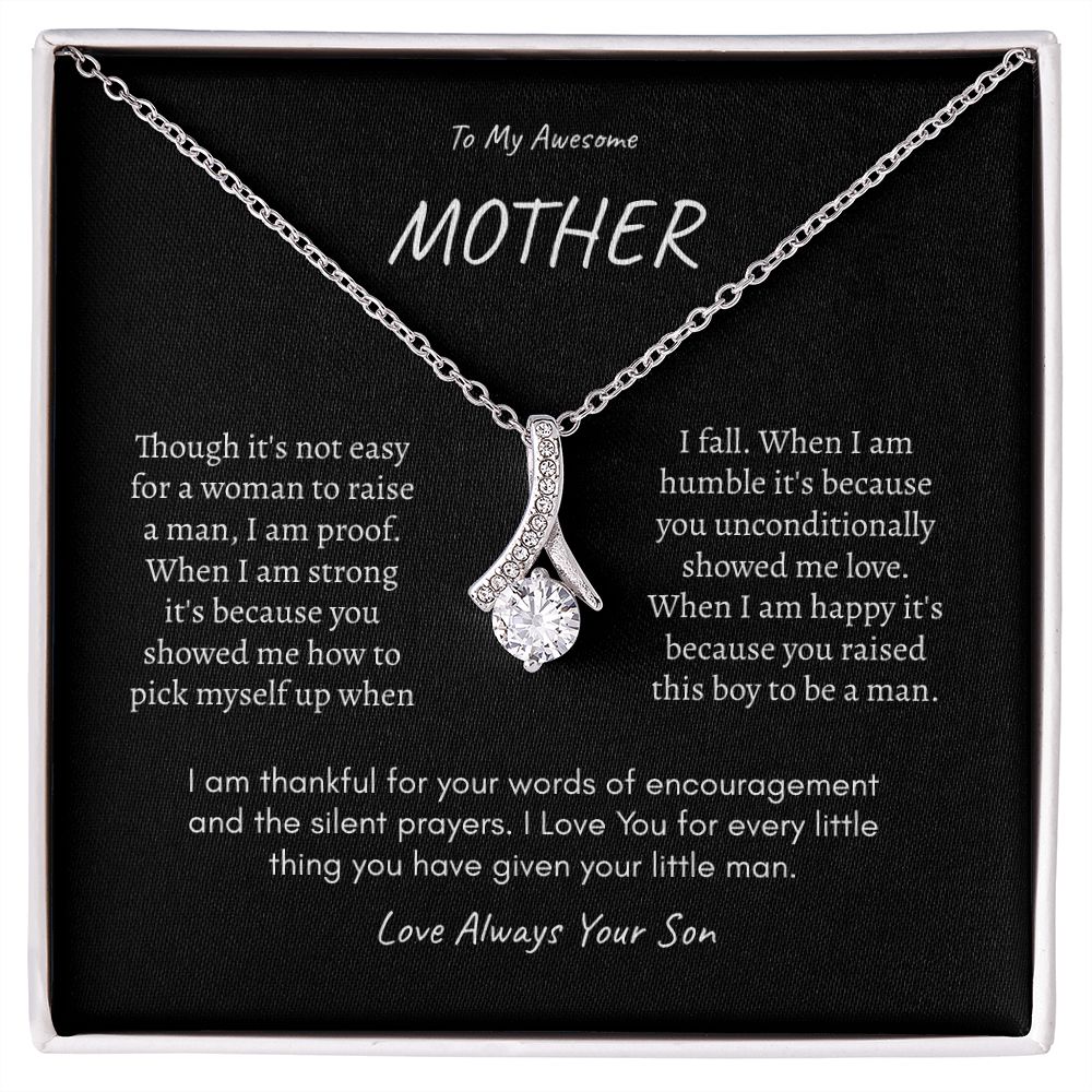 Awesome Mother Raised a Man Gift with Gift Box
