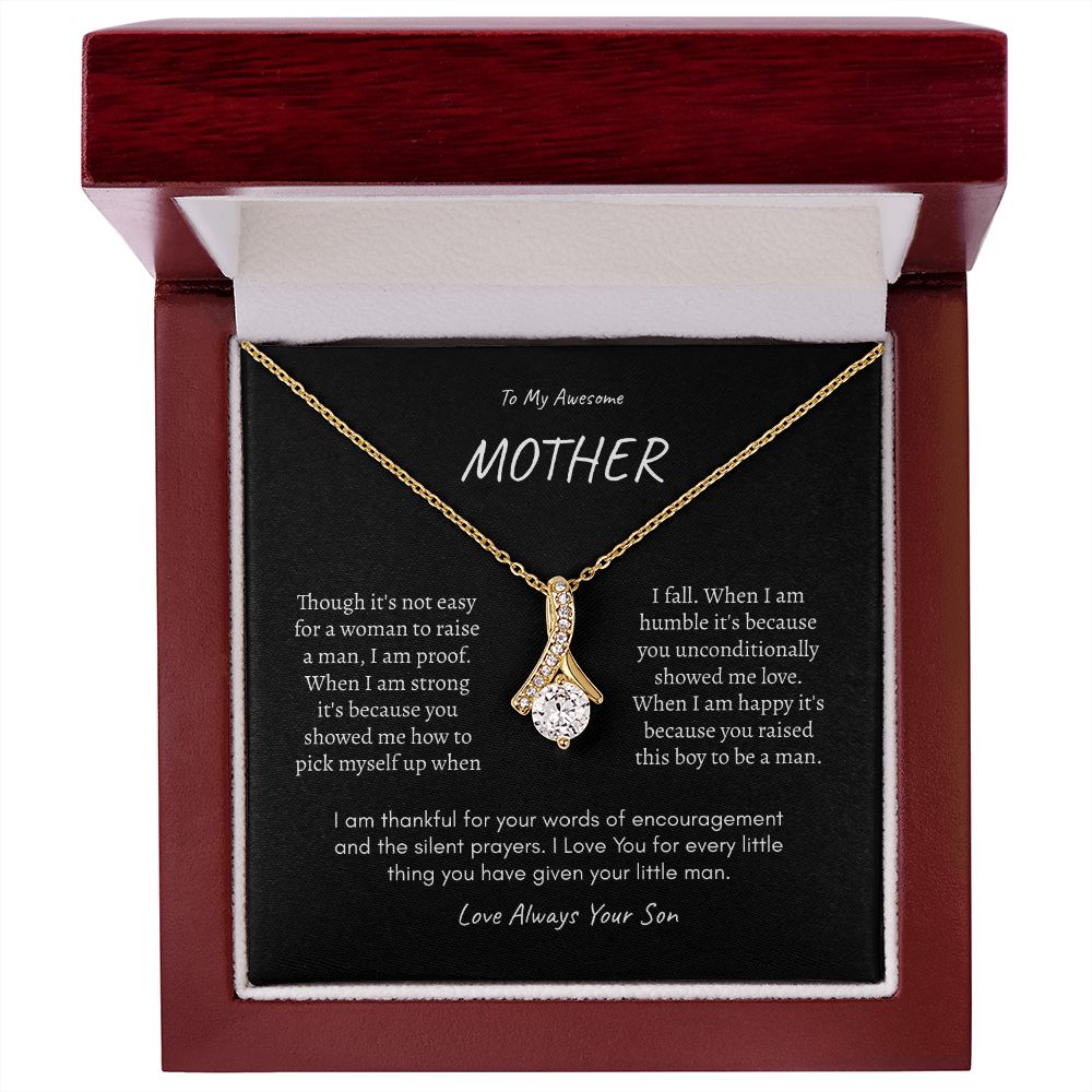 Awesome Mother Raised a Man Gift with Gift Box