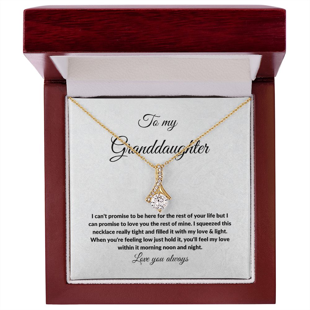 Granddaughter Love & Light | Alluring Beauty Necklace Gift