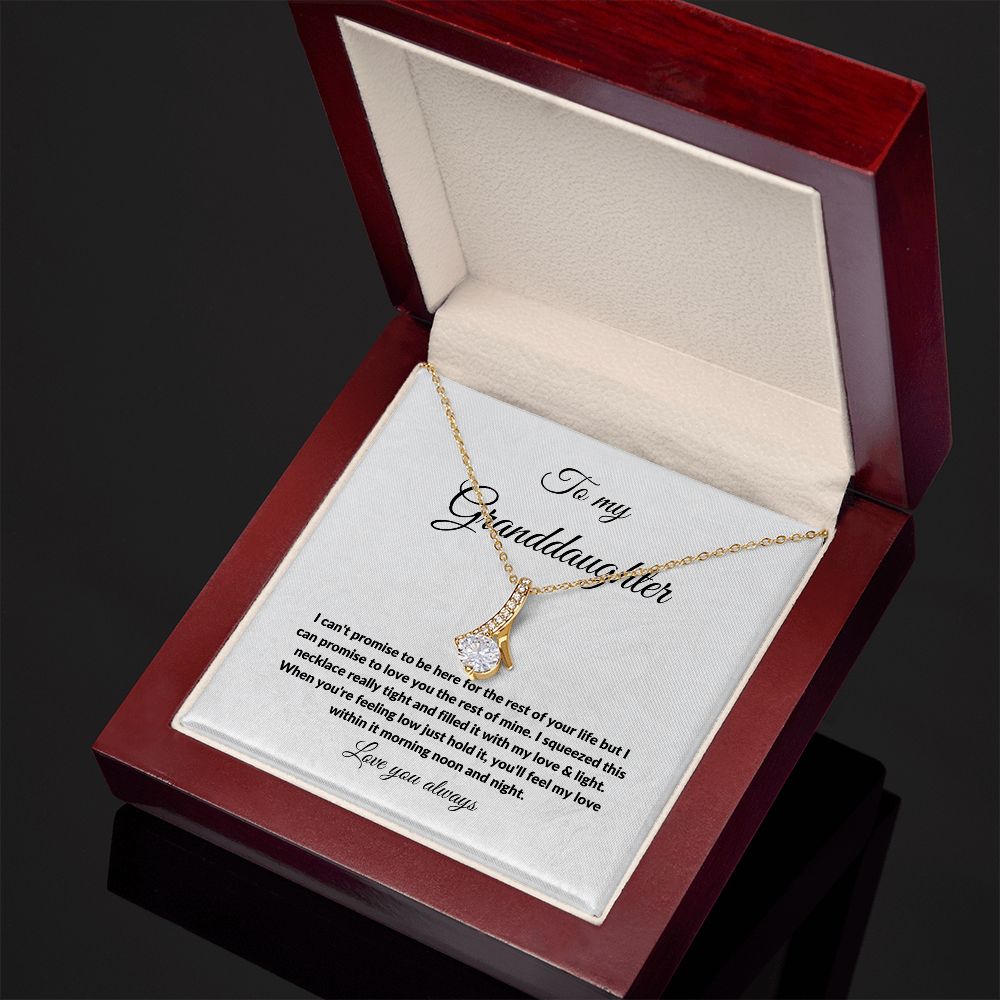 Granddaughter Love & Light | Alluring Beauty Necklace Gift