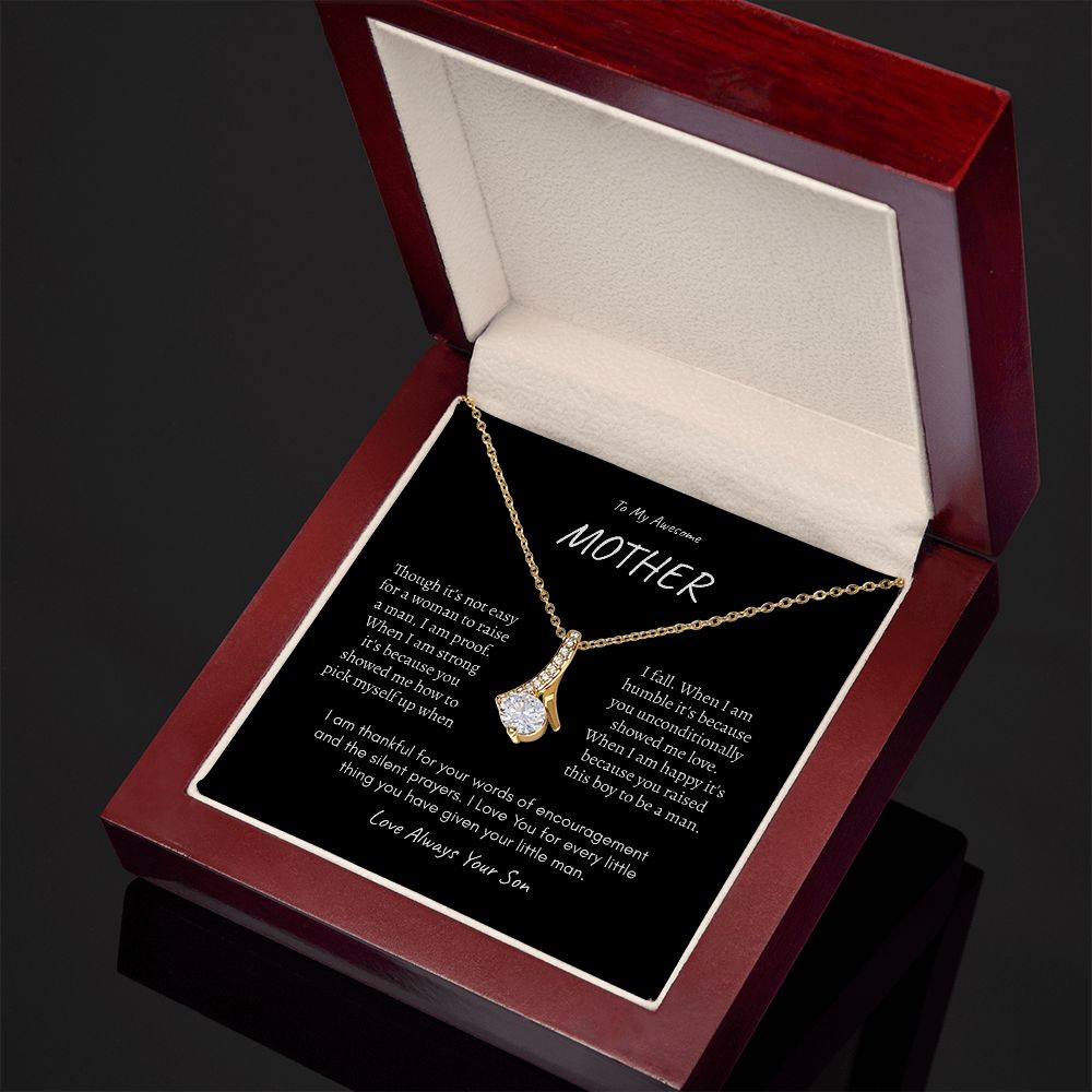 Awesome Mother Raised a Man Gift with Gift Box
