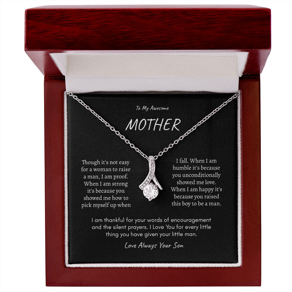 Awesome Mother Raised a Man Gift with Gift Box