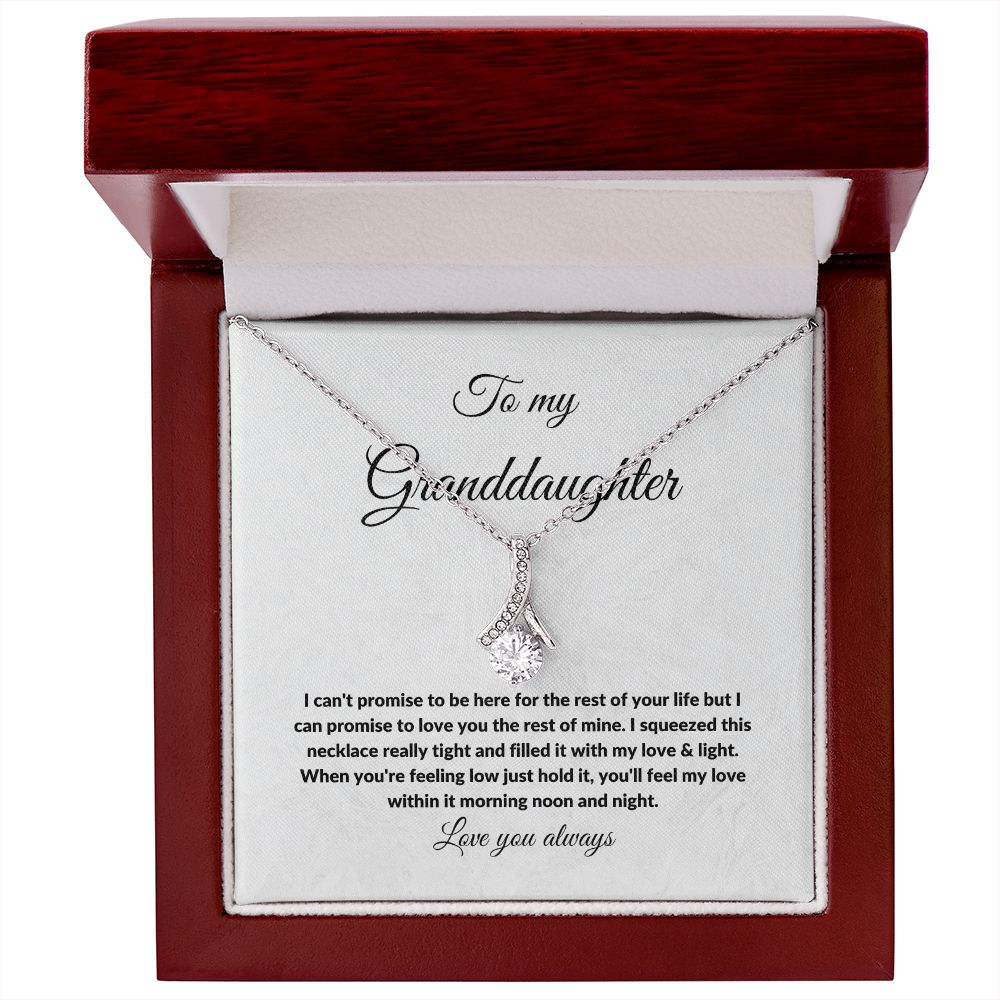 Granddaughter Love & Light | Alluring Beauty Necklace Gift