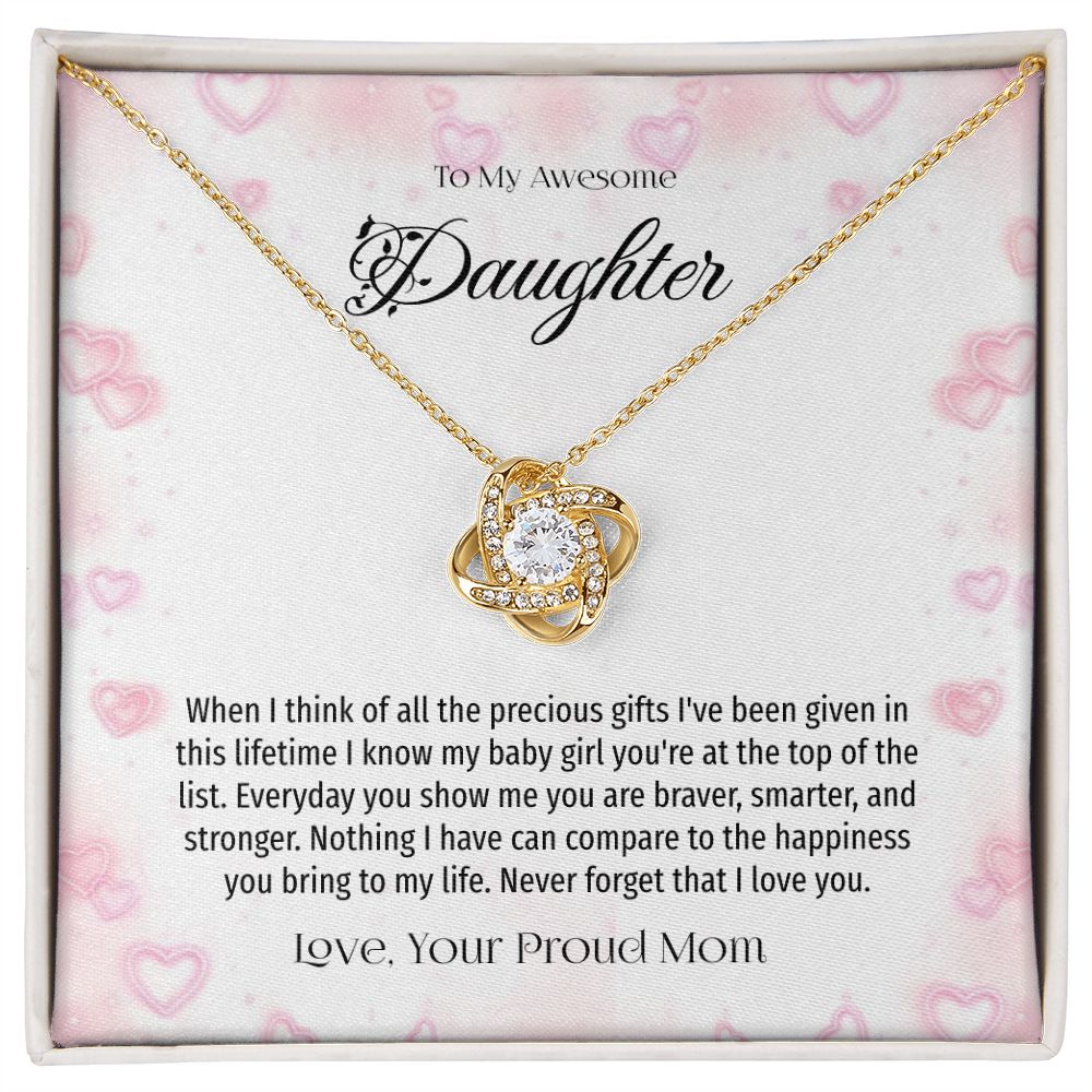 Awesome Daughter Precious Gift with Mother Love Gift Box