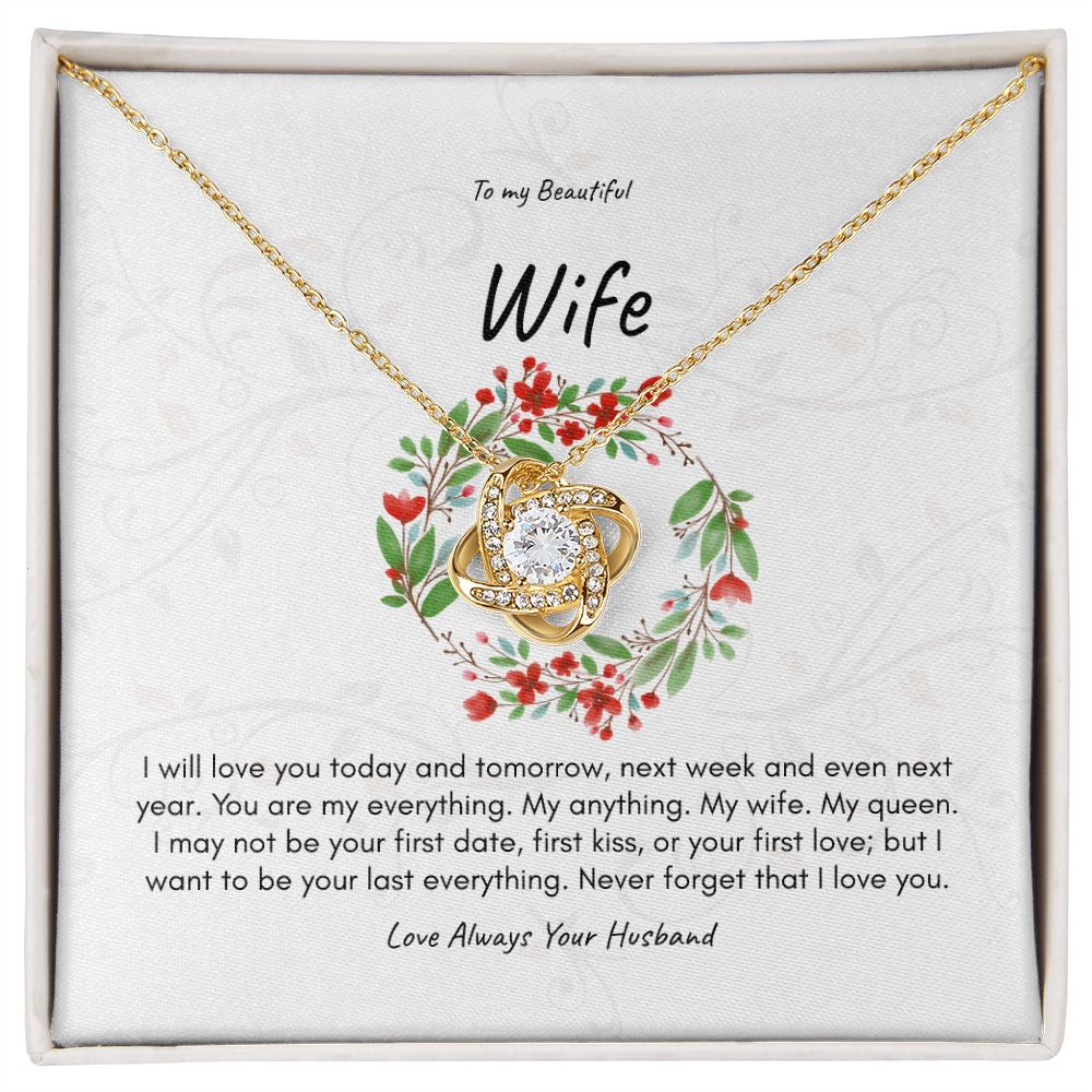 How I Love My Wife Necklace Gift | Love Knot