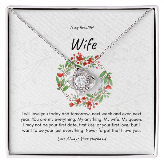 How I Love My Wife Necklace Gift | Love Knot