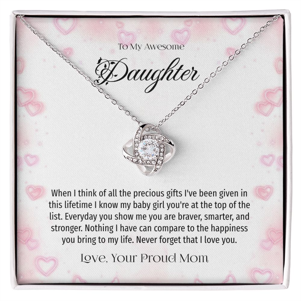 Awesome Daughter Precious Gift with Mother Love Gift Box
