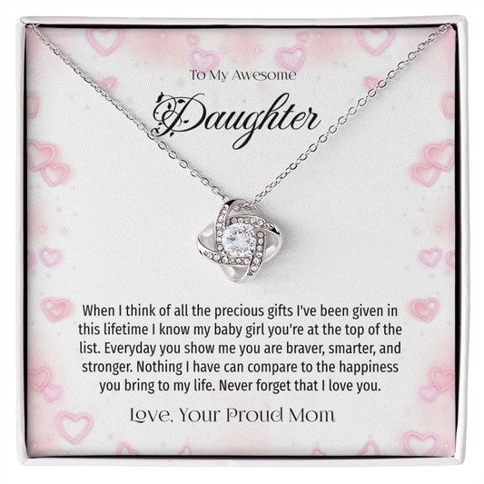 Awesome Daughter Precious Gift with Mother Love Gift Box