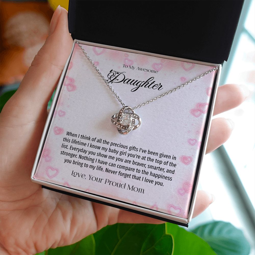 Awesome Daughter Precious Gift with Mother Love Gift Box