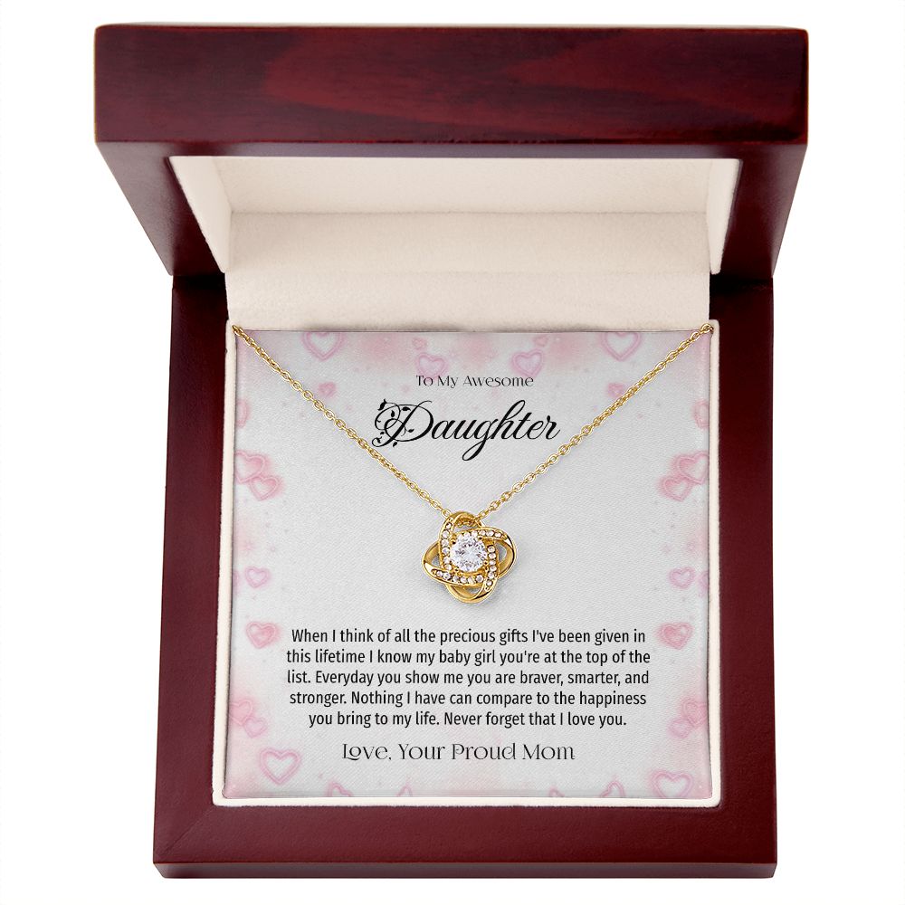 Awesome Daughter Precious Gift with Mother Love Gift Box