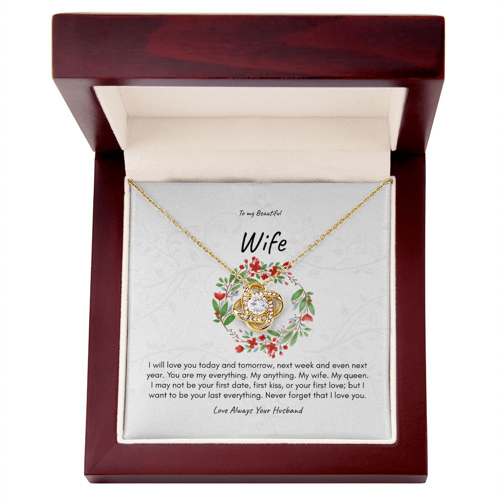 How I Love My Wife Necklace Gift | Love Knot