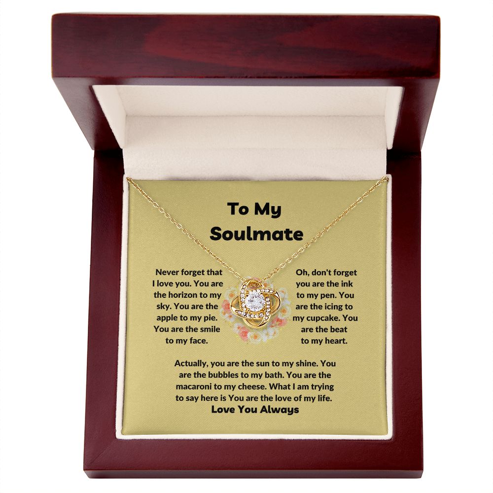 To Soulmate Never Forget | Necklace Gift