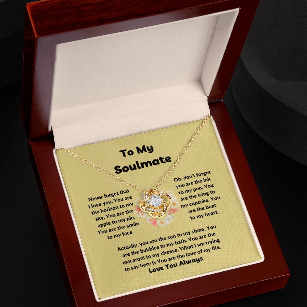 To Soulmate Never Forget | Necklace Gift