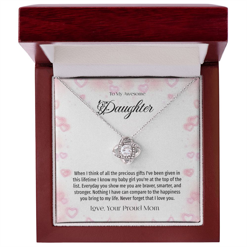 Awesome Daughter Precious Gift with Mother Love Gift Box