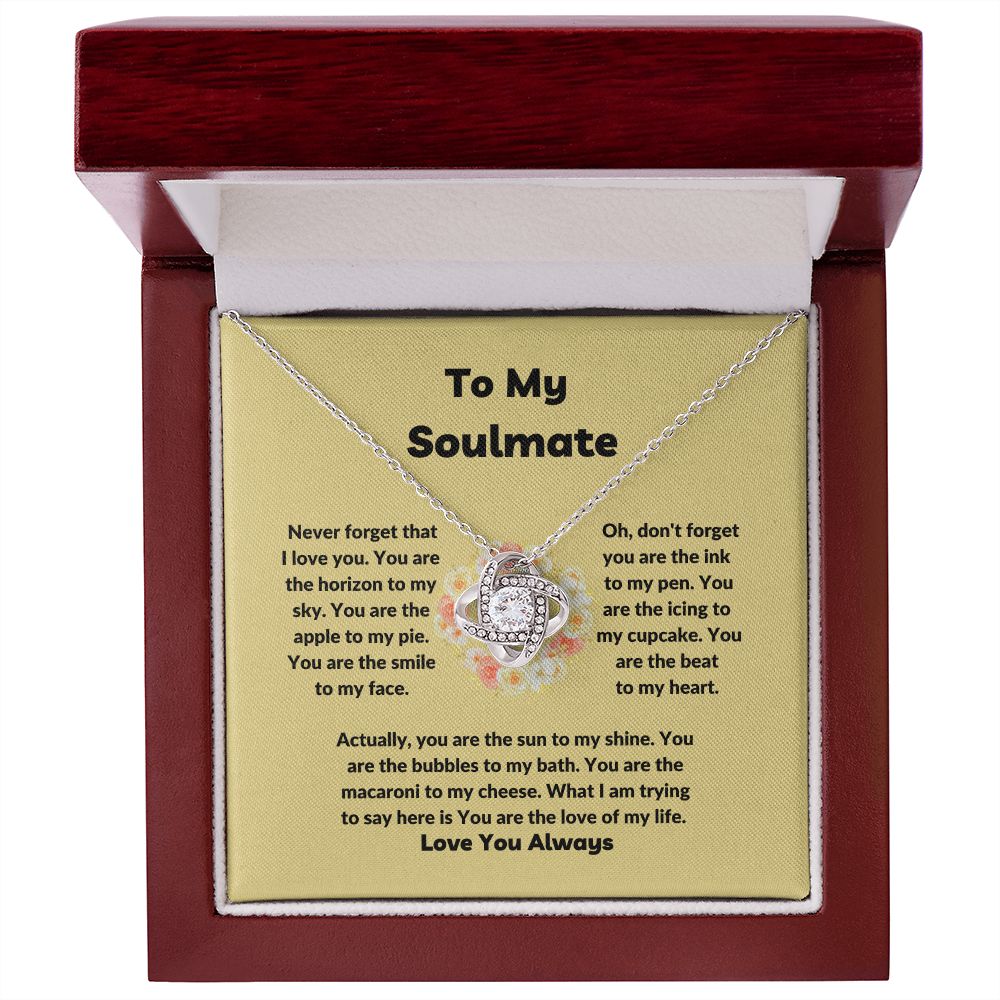 To Soulmate Never Forget | Necklace Gift
