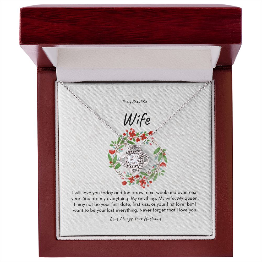 How I Love My Wife Necklace Gift | Love Knot