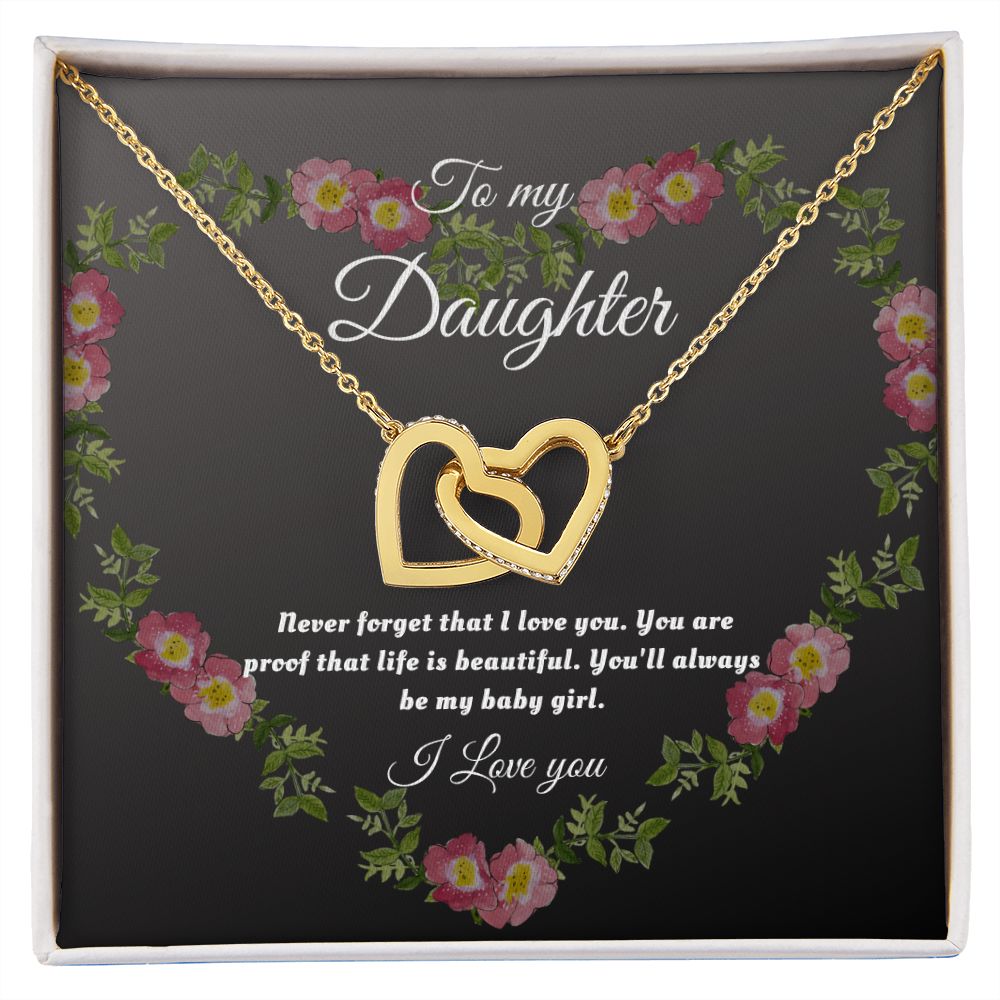 To My Daughter Beautiful Life | Necklace Gift