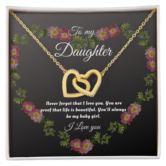 To My Daughter Beautiful Life | Necklace Gift