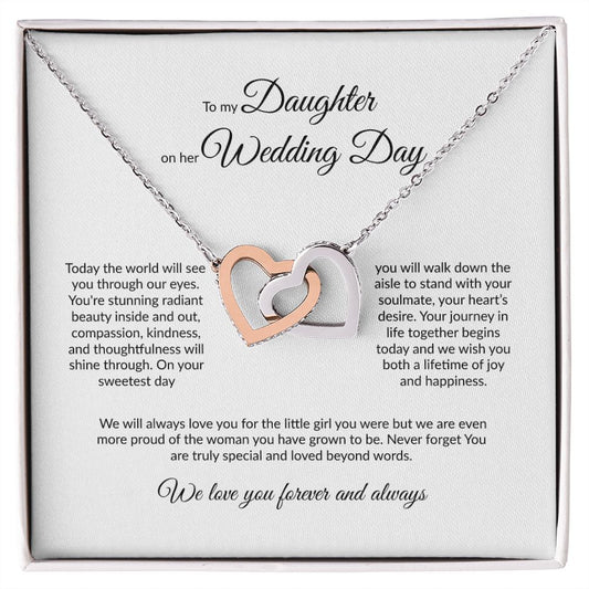 Daughter on her Wedding Day Gift with Gift Box