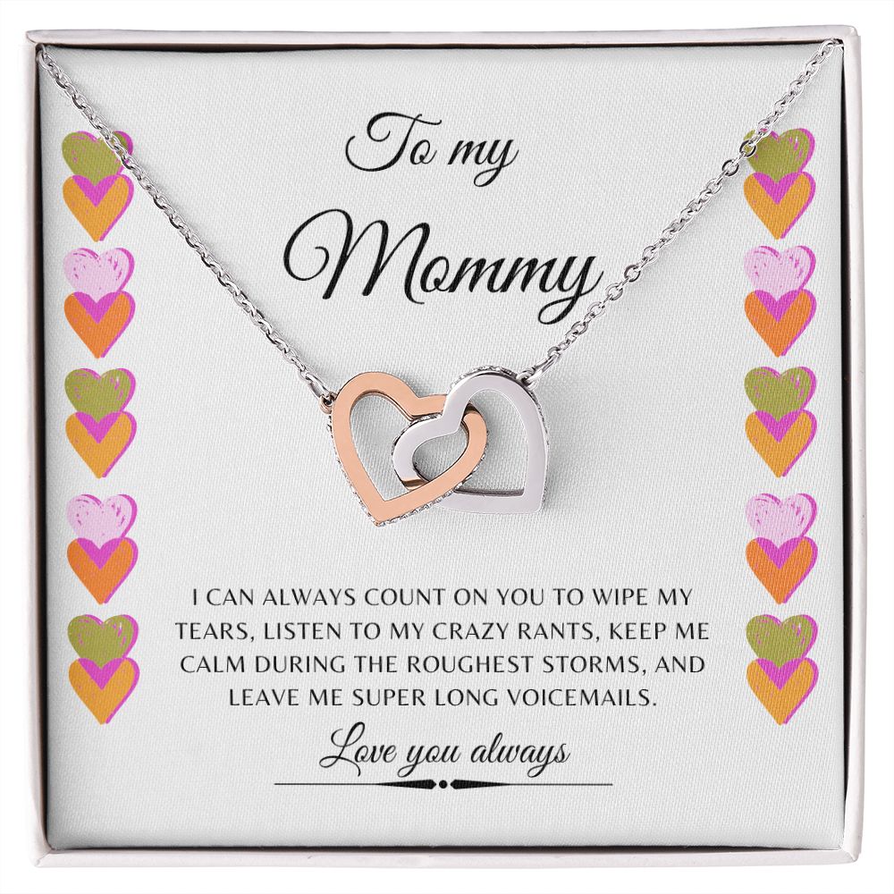 To My Mom Count On You Funny | Necklace Gift