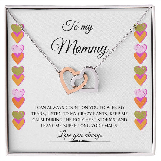 To My Mom Count On You Funny | Necklace Gift