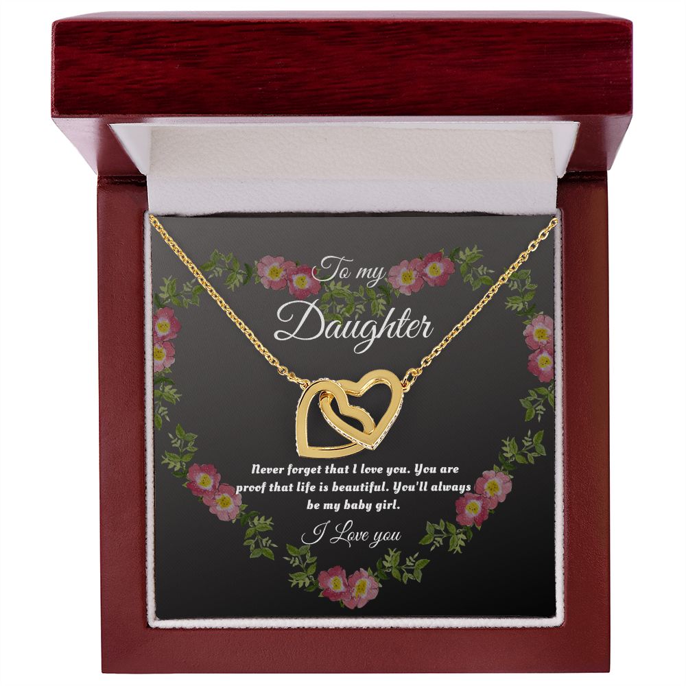 To My Daughter Beautiful Life | Necklace Gift