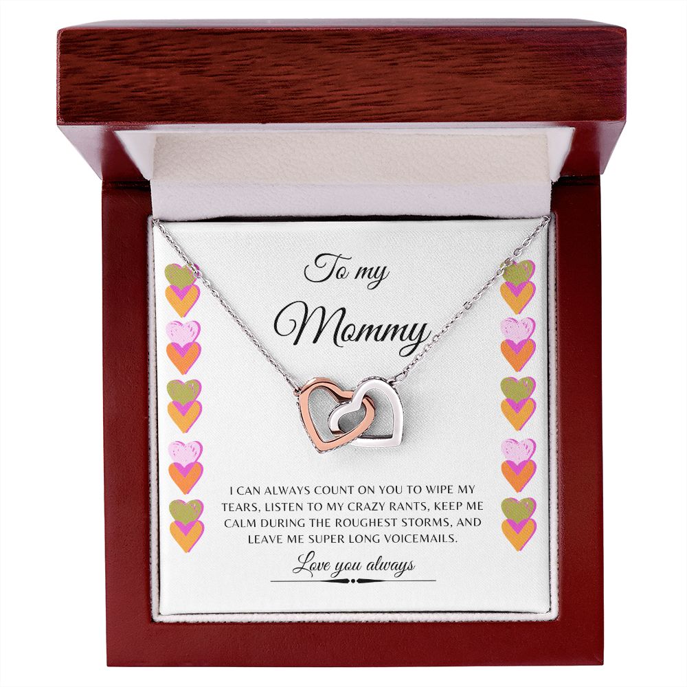 To My Mom Count On You Funny | Necklace Gift