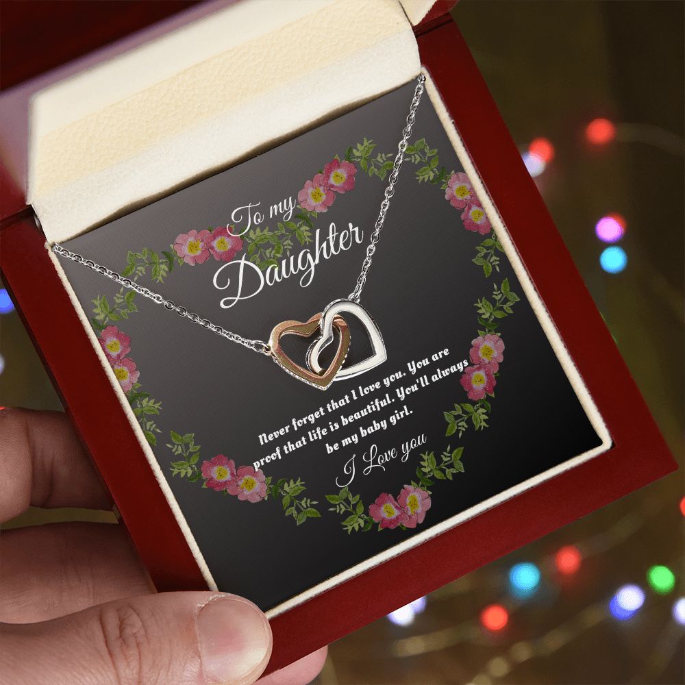 To My Daughter Beautiful Life | Necklace Gift