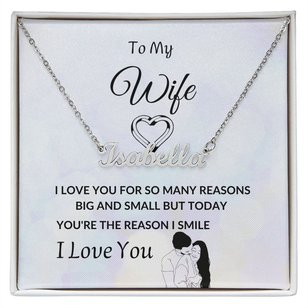 Personalize Name Chain To My Wife