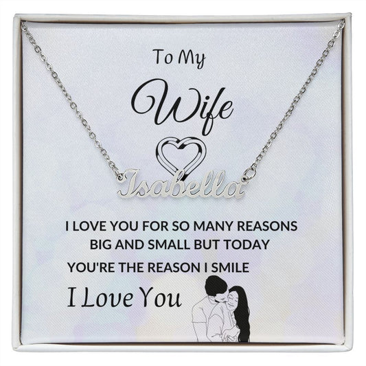 Personalize Name Chain To My Wife