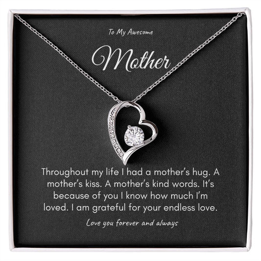 Mother on her Sweetest Day Gift with Gift Box