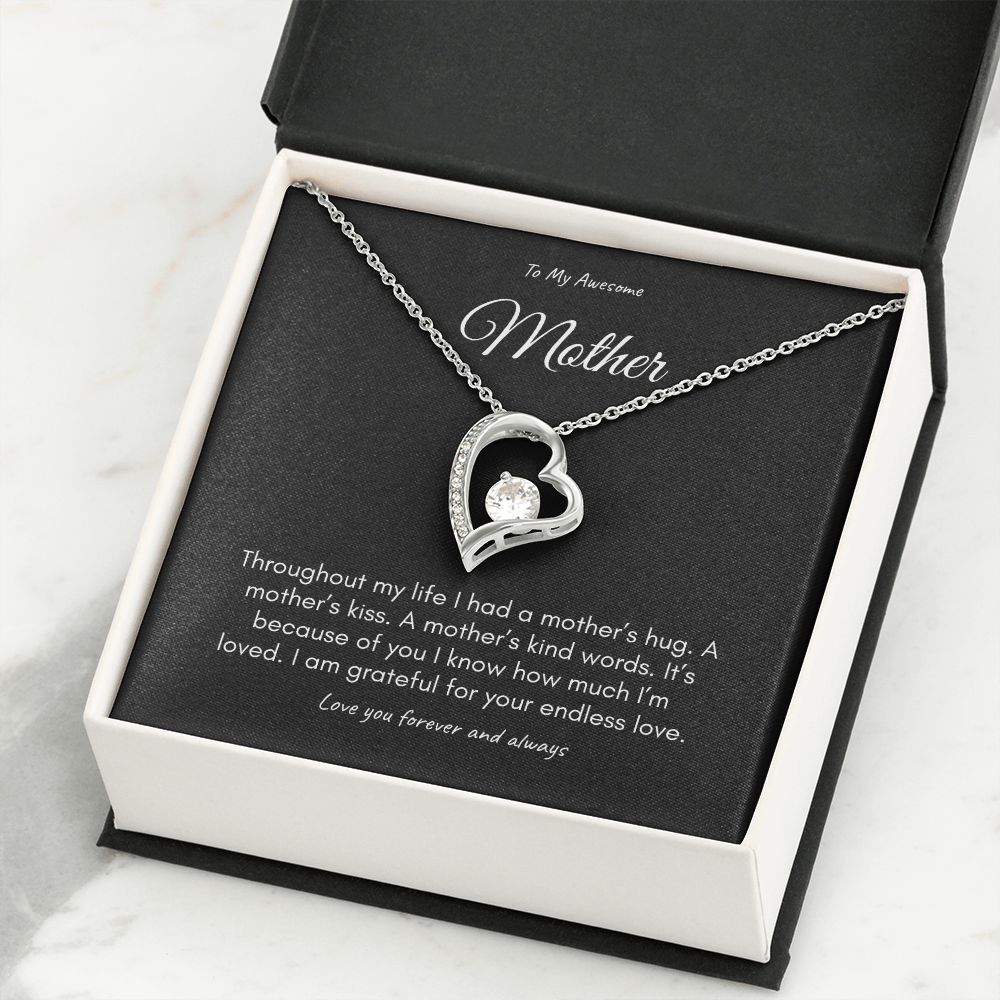 Mother on her Sweetest Day Gift with Gift Box