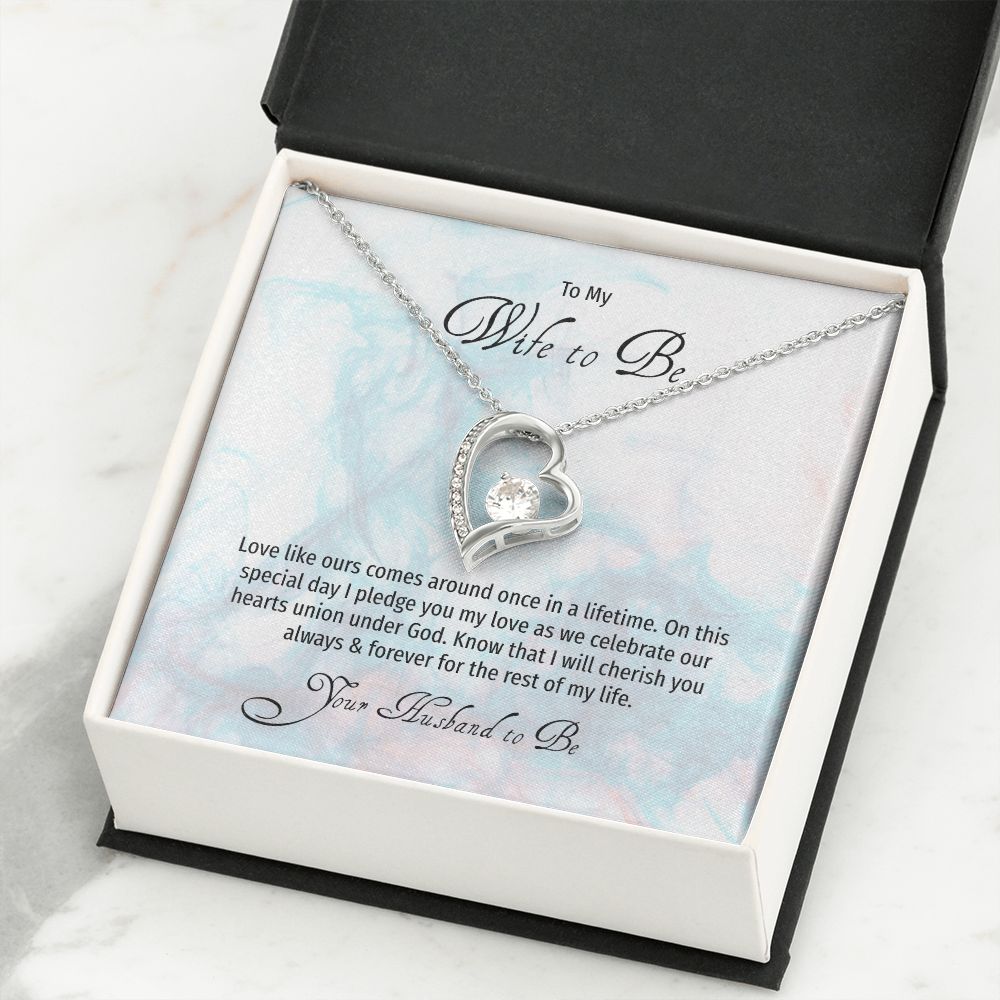 Wife to Be on her Sweetest Day Wedding Day Gift with Gift Box