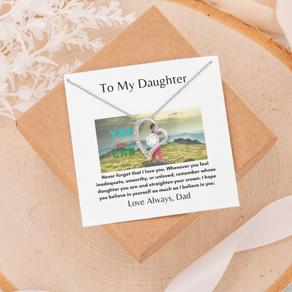 To My Daughter | Inner Strength | Forever Love Necklace