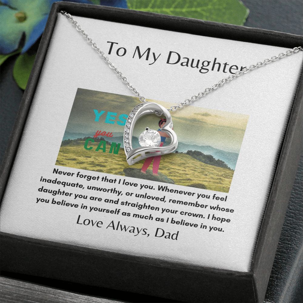To My Daughter | Inner Strength | Forever Love Necklace