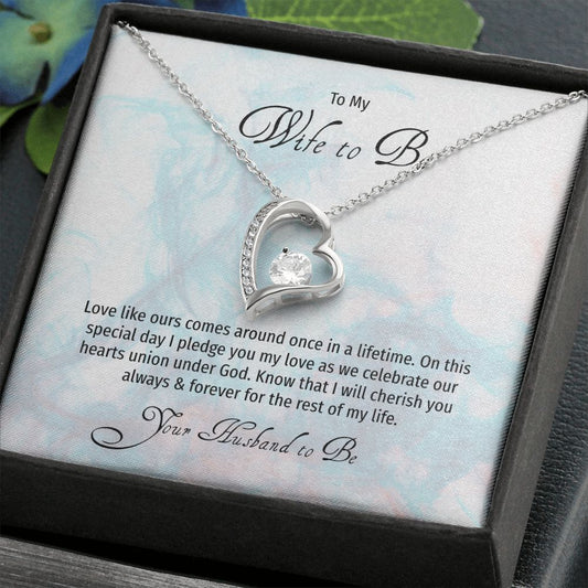 Wife to Be on her Sweetest Day Wedding Day Gift with Gift Box